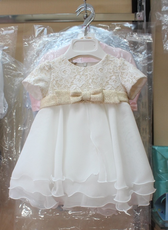 Baby Romeo Gigli. Нарядное платье для новорожденной девочки Арт.R410