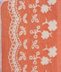 Red-Sly - Одеяло-плед с выбитым рисунком коралловое Арт.021108-1085