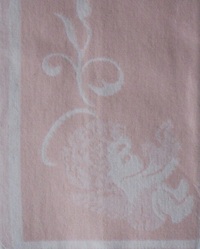 Red & Sly - Байковое одеяло Ангелочки бледно-розовое Арт.282121-1007