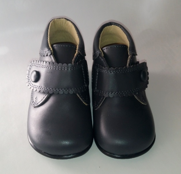 Panyno Ботинки кожаные на липучке Napa Carbon Арт.2135