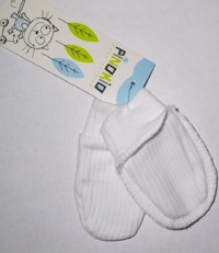 Pinokio - Царапки белые для недоношенных младенцев Арт.160134